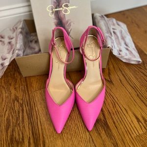 JESSICA SIMPSON JS-CIRRUS Ultra Pink, lizard print HEELS